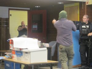 scenario during our active shooter training for law enforcement program